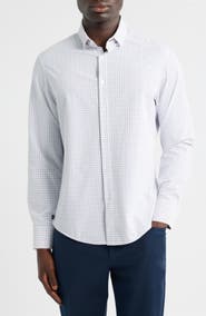 Mizzen+Main Leeward No Tuck Trim Fit Performance Button-Up Shirt
