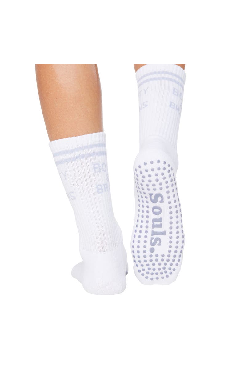 Souls. Booty & Brains Ankle Grip Socks, Alternate, color, White