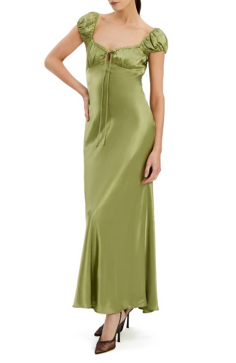 Stasia Satin Slipdress