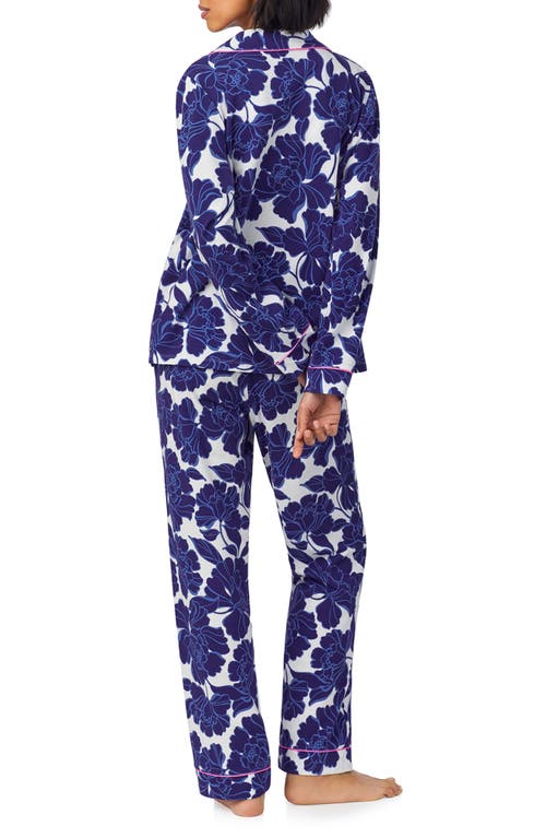 Shop Bedhead Pajamas Print Stretch Jersey Pajamas In Isabella Flora