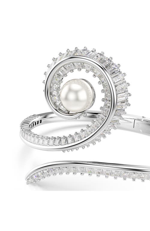 Swarovski Bijoux In White/silver