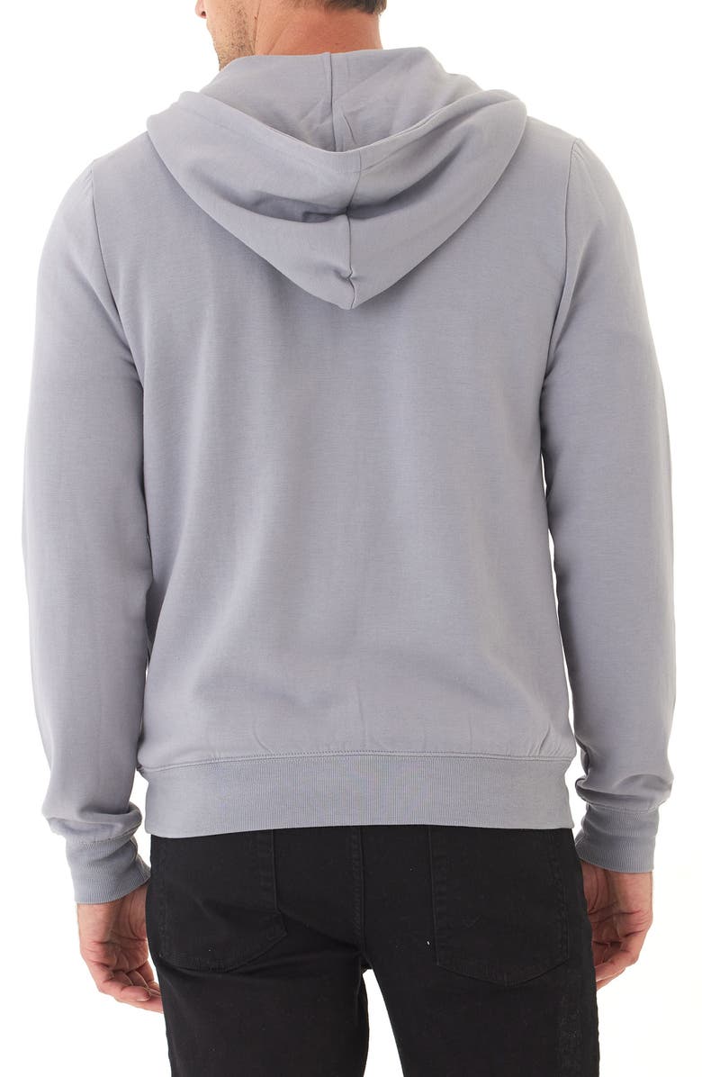 Threads 4 Thought Colton Feather Fleece Half Zip Hoodie, Alternate, color, Anchor