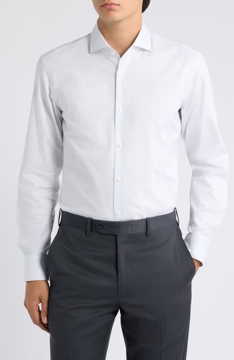 Hank Slim Fit Striped Shirt