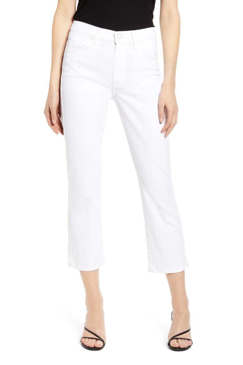 High Waist Crop Slim Jeans, Main, color, PRINCE