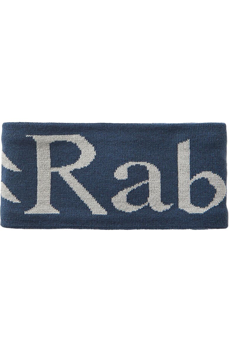 Rab Knitted Lo Headband, Main, color, Tempest Blue/Light Zinc