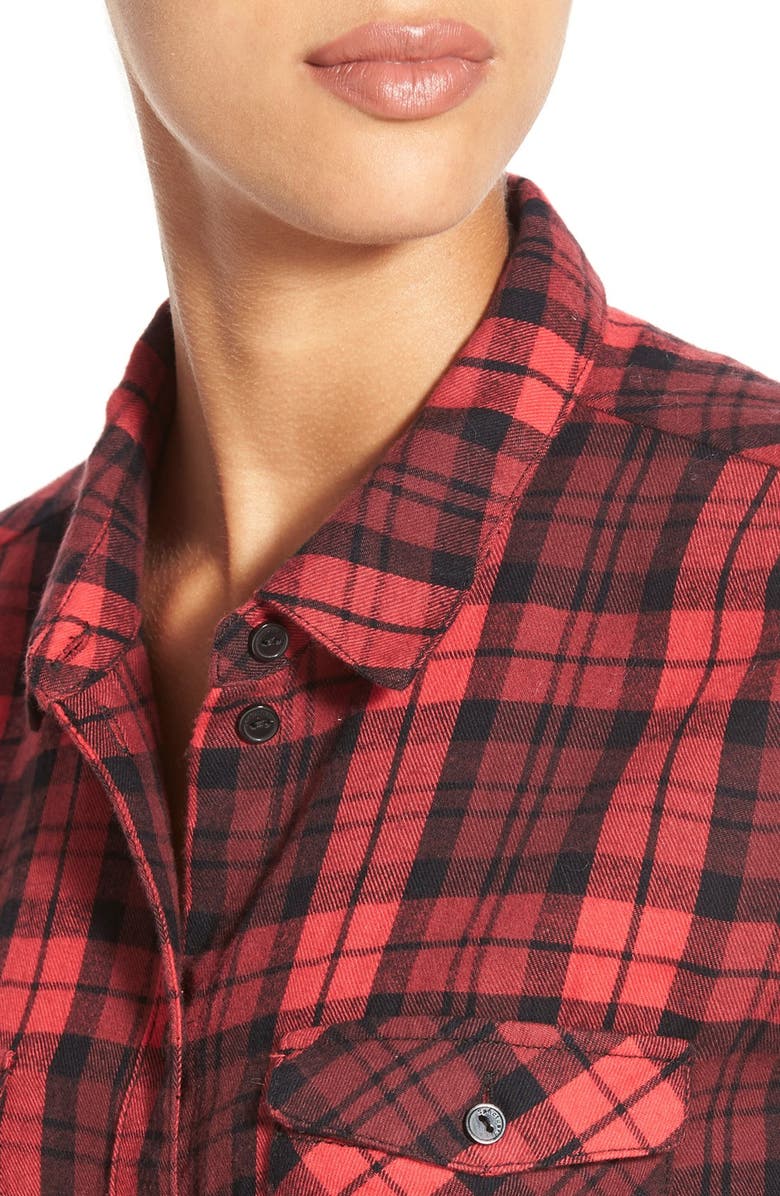 Sanctuary 'Hoyden' Plaid Flannel Shirt, Alternate, color,
