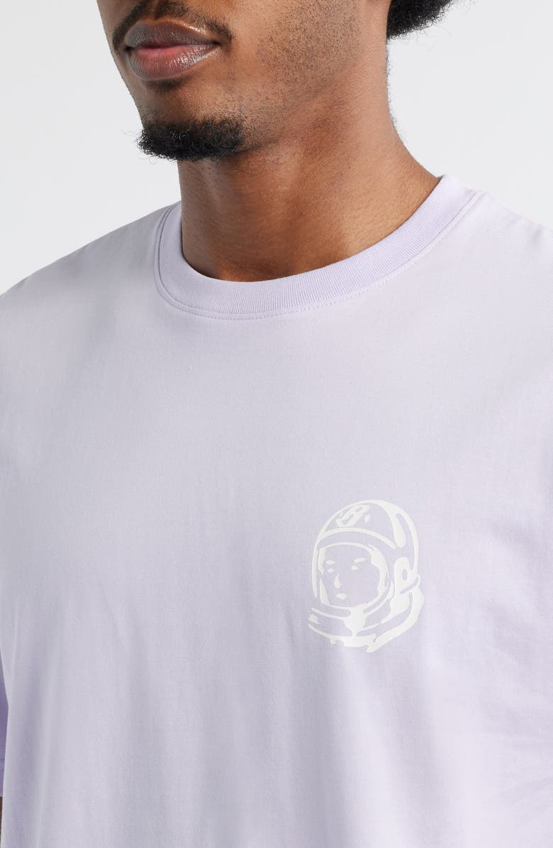 Billionaire Boys Club BB Helmet Graphic T-Shirt, Alternate, color, Pastel Lilac