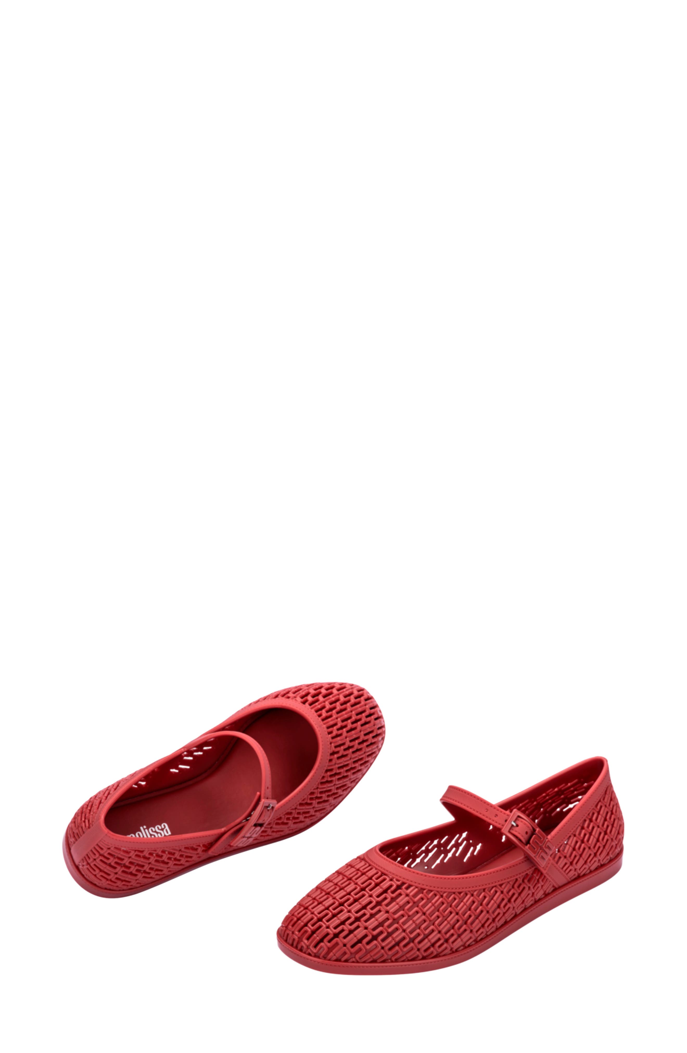 Harper Mary Jane Jelly Flat, Alternate, color, RED