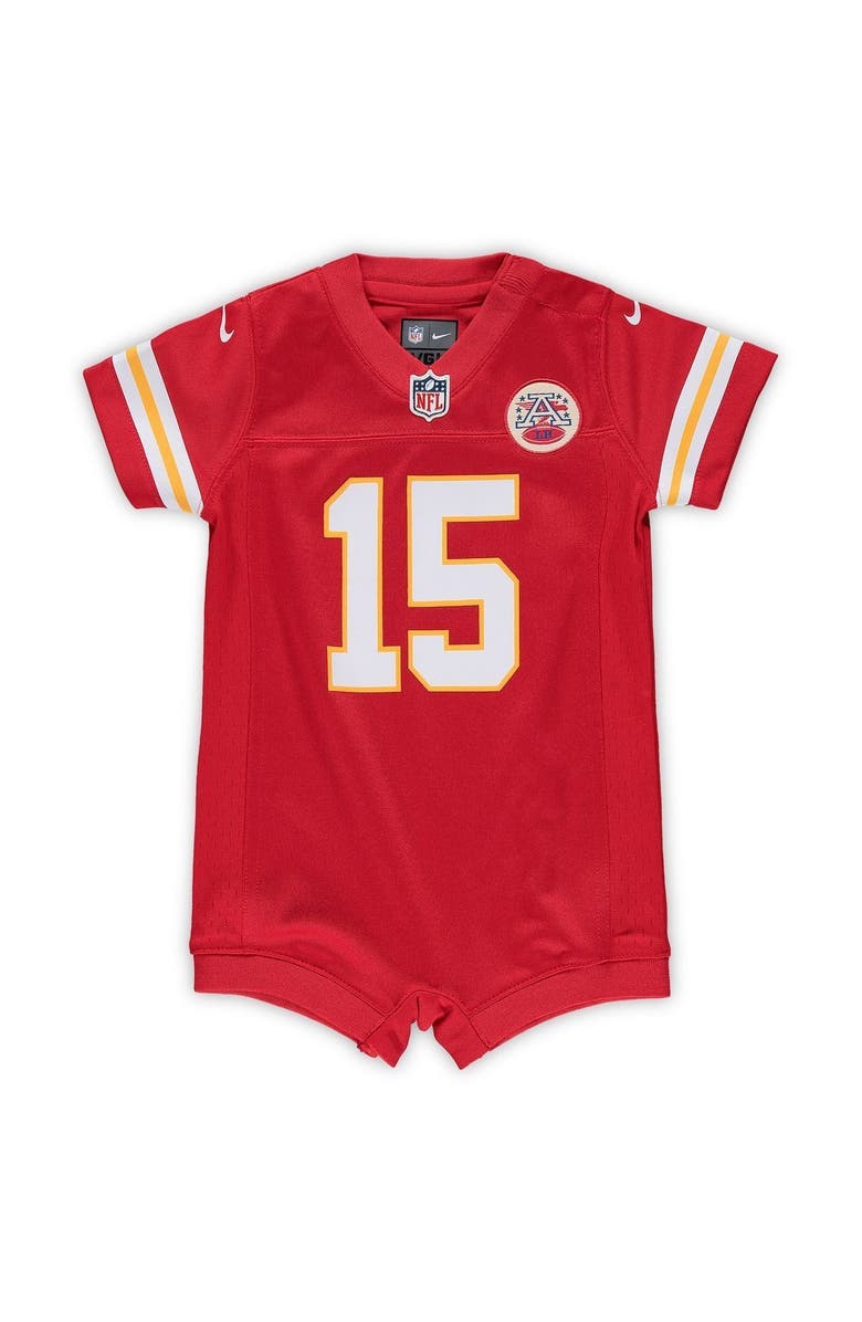 Nike Infant Nike Patrick Mahomes Red Kansas City Chiefs Romper Jersey, Alternate, color, Red