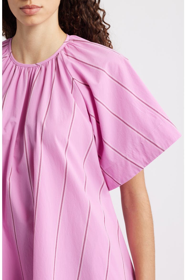 Doris Cotton A-Line Dress, Alternate, color, VIOLINE