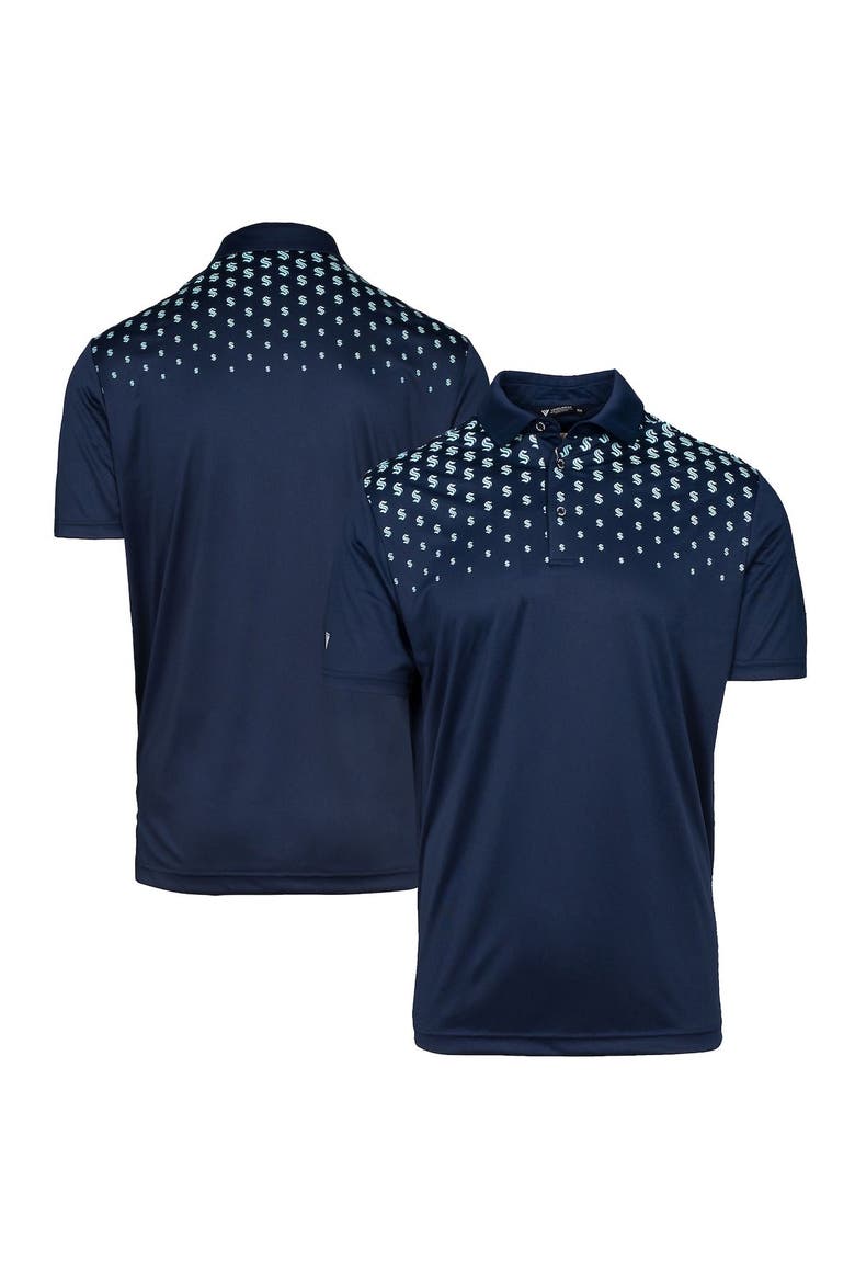 Men's Levelwear Navy Seattle Kraken NHL x PGA Original Polo, Main, color, Navy