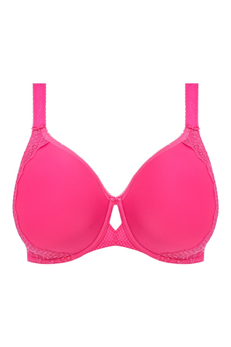 Charley Full Figure Spacer Underwire Bra, Alternate, color, PINK