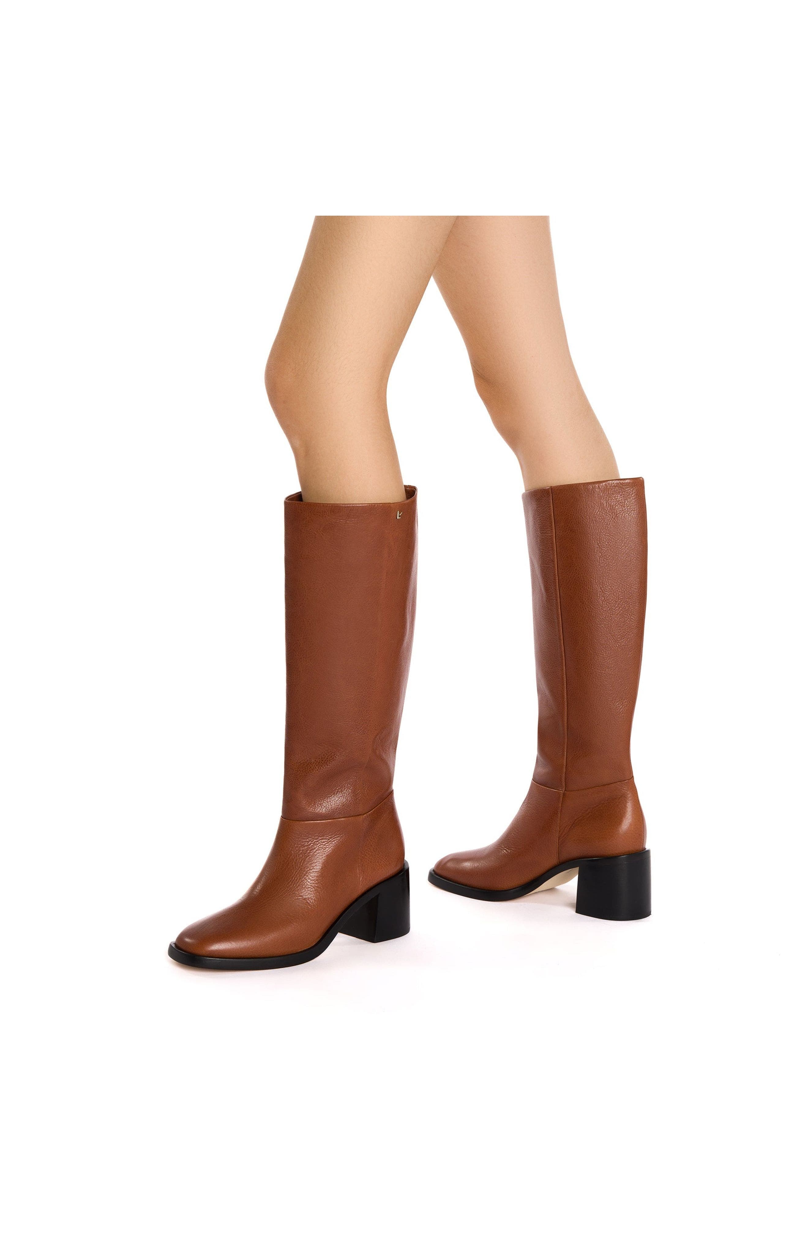 Larroudé Ricky Boot In Mocca Leather, Alternate, color, 