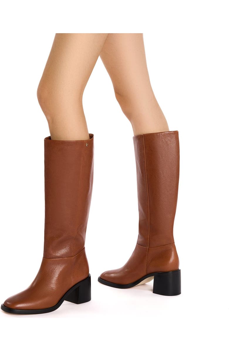 Larroudé Ricky Boot In Mocca Leather, Alternate, color,