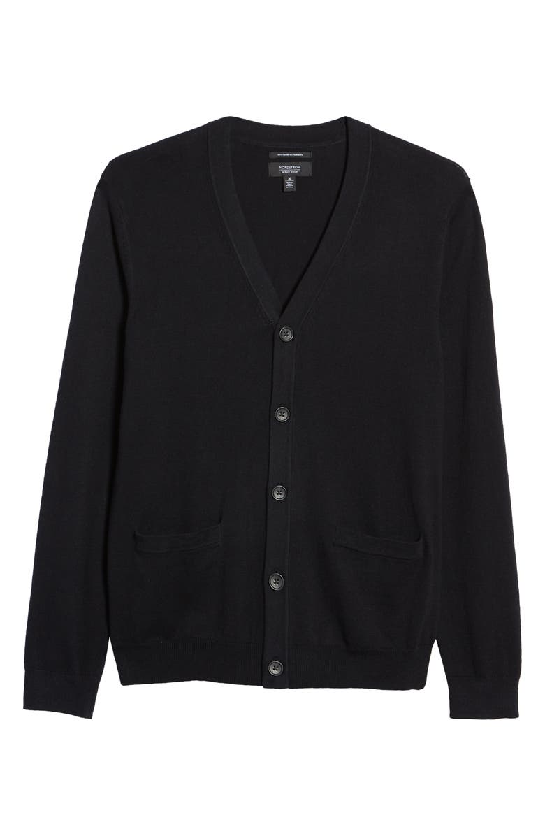 NORDSTROM MEN'S SHOP Nordstrom V-Neck Cardigan, Alternate, color,