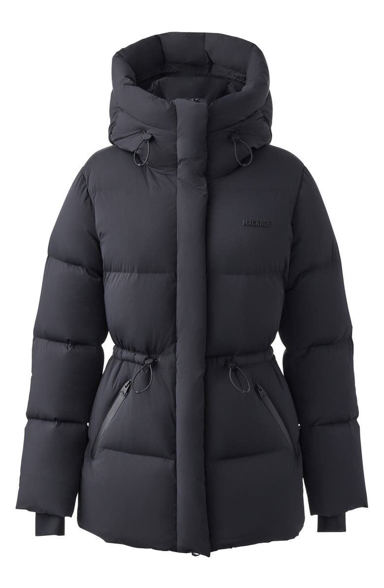 Mackage Freya City Water Resistant 800 Fill Power Down Hooded Puffer Jacket, Alternate, color,