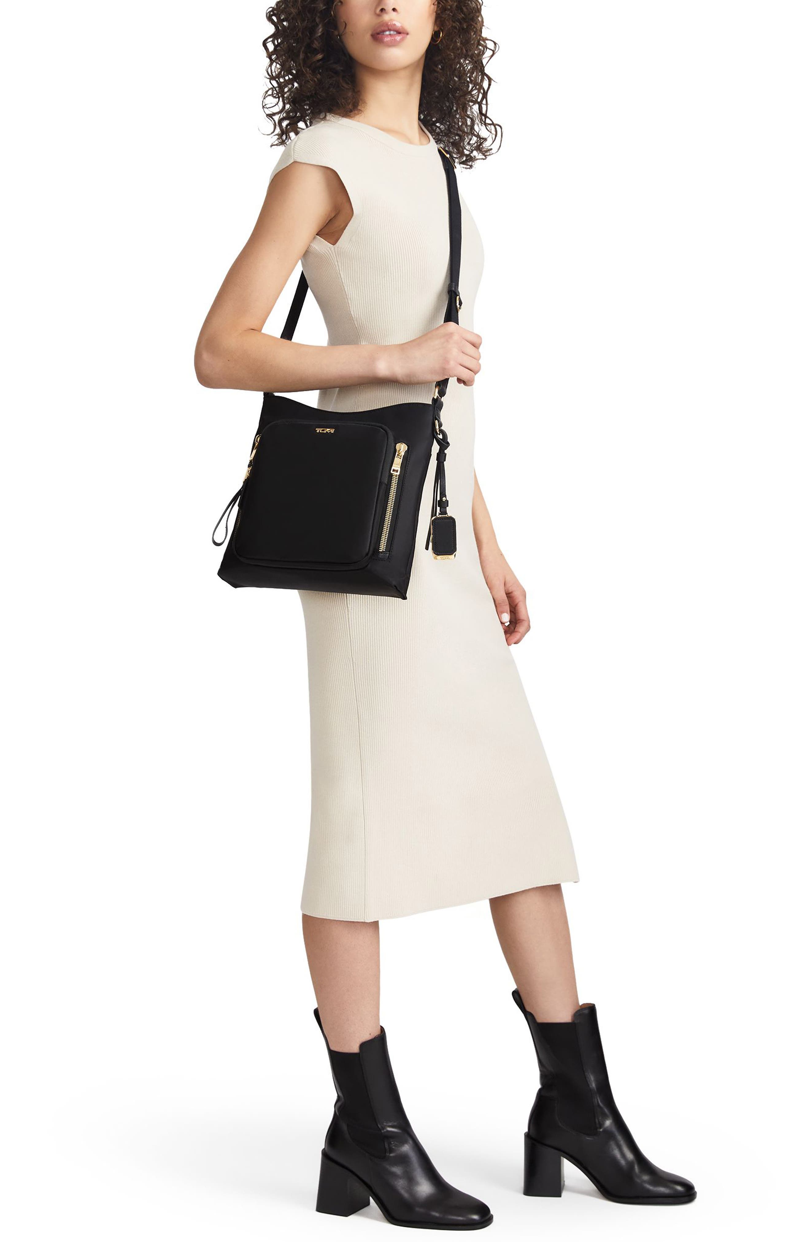 Voyageur Tyler Crossbody Bag, Alternate, color, BLACK/ GOLD