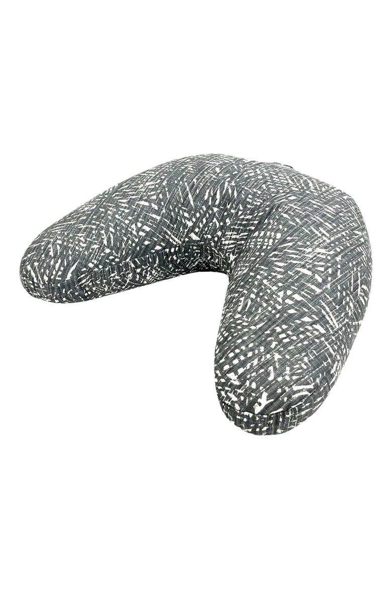 V-Shaped Meditation Cushion, Main, color, Misty Palms