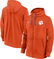 Nike Men's Nike Orange Clemson Tigers 2024 Sideline Full-Zip Hoodie