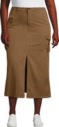 Lands' End Cool Fade Cargo Maxi Skirt