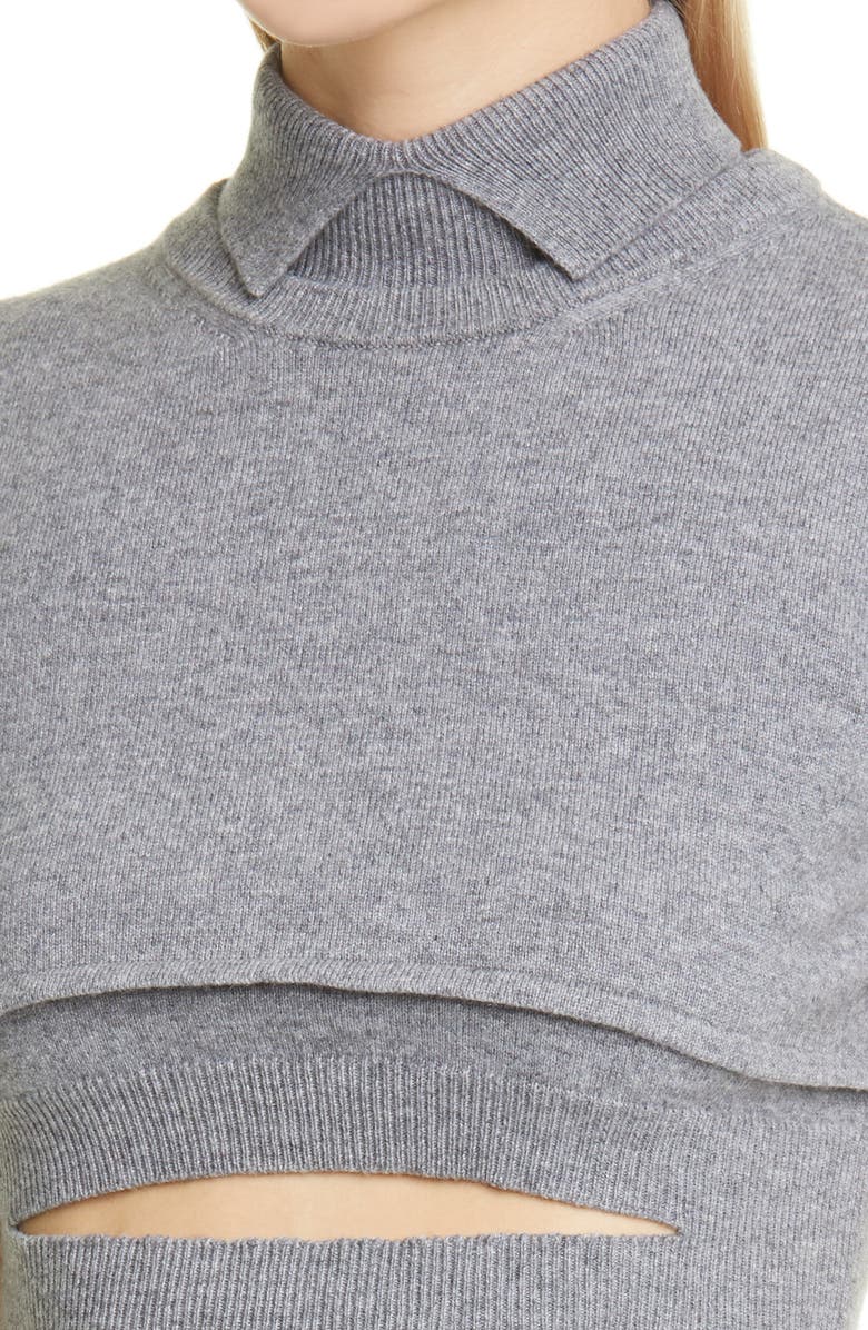 Meryll Rogge Crop Two-Piece Cashmere Sweater Set, Alternate, color,