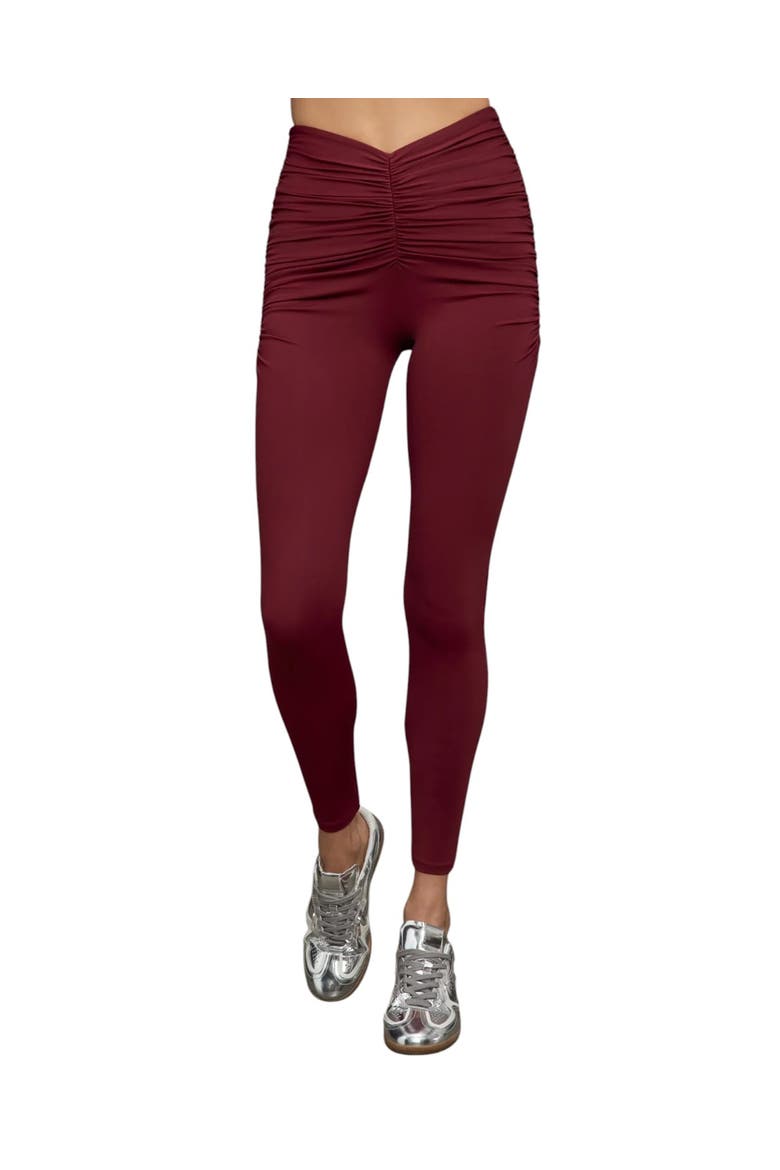 Ariadne Legging, Main, color, Burgundy