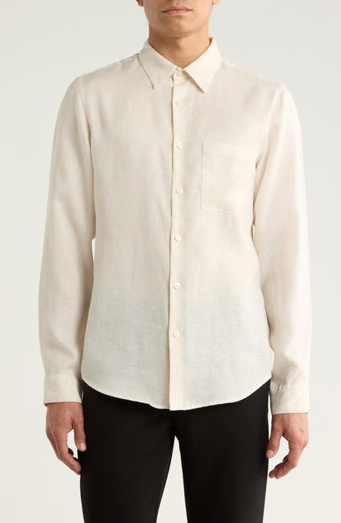 Irving Linen Button-Up Shirt