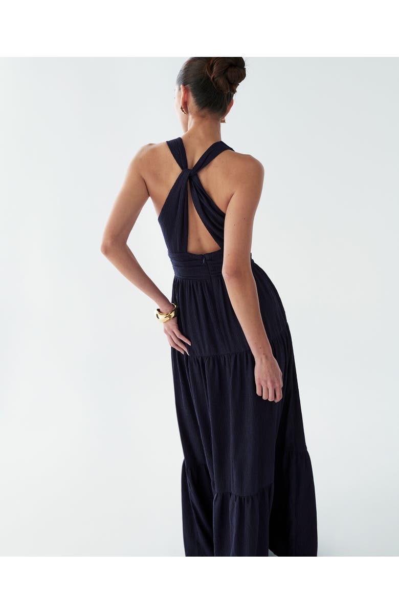 BWLDR Brooks Maxi Dress, Alternate, color, Navy Blue