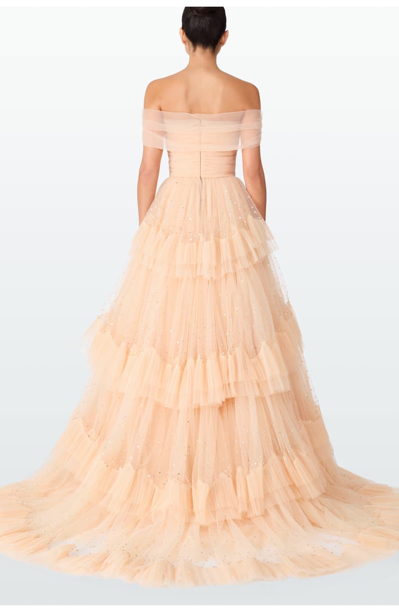 Jenny Packham Queenie Maxi Dress, Alternate, color, Sparrowhawk