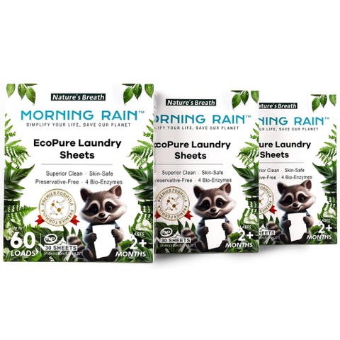 Eco Safe Laundry Detergent Sheets, Fresh Garden Scent, 30 Sheets