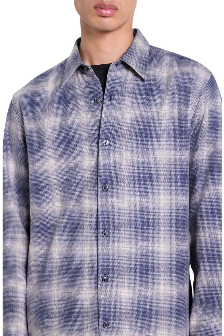 Irving Plaid Long Sleeve Cotton Shirt, Alternate, color, INKLING MULTI - 2UW