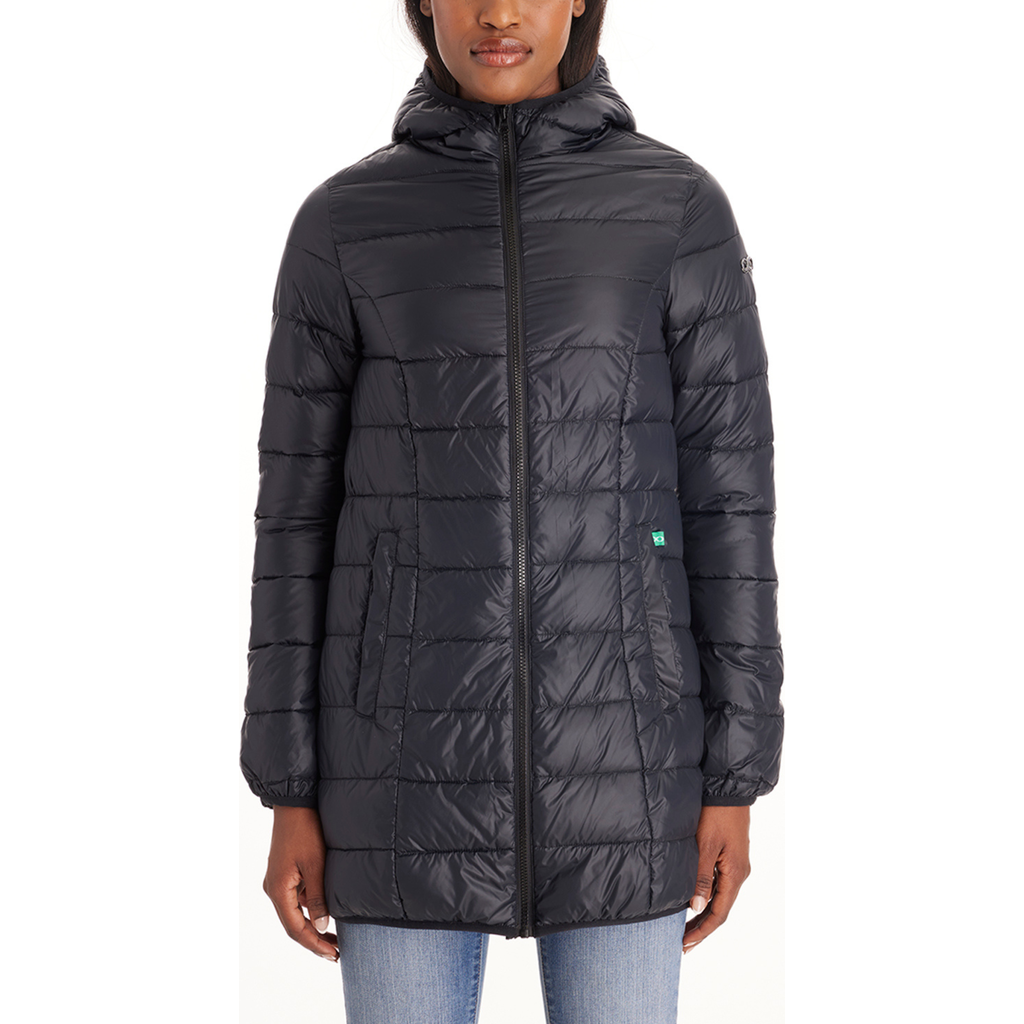 Modern Eternity Maternity Modern Eternity Ashley 3-in-1 Down Lightweight Maternity Jacket In Black