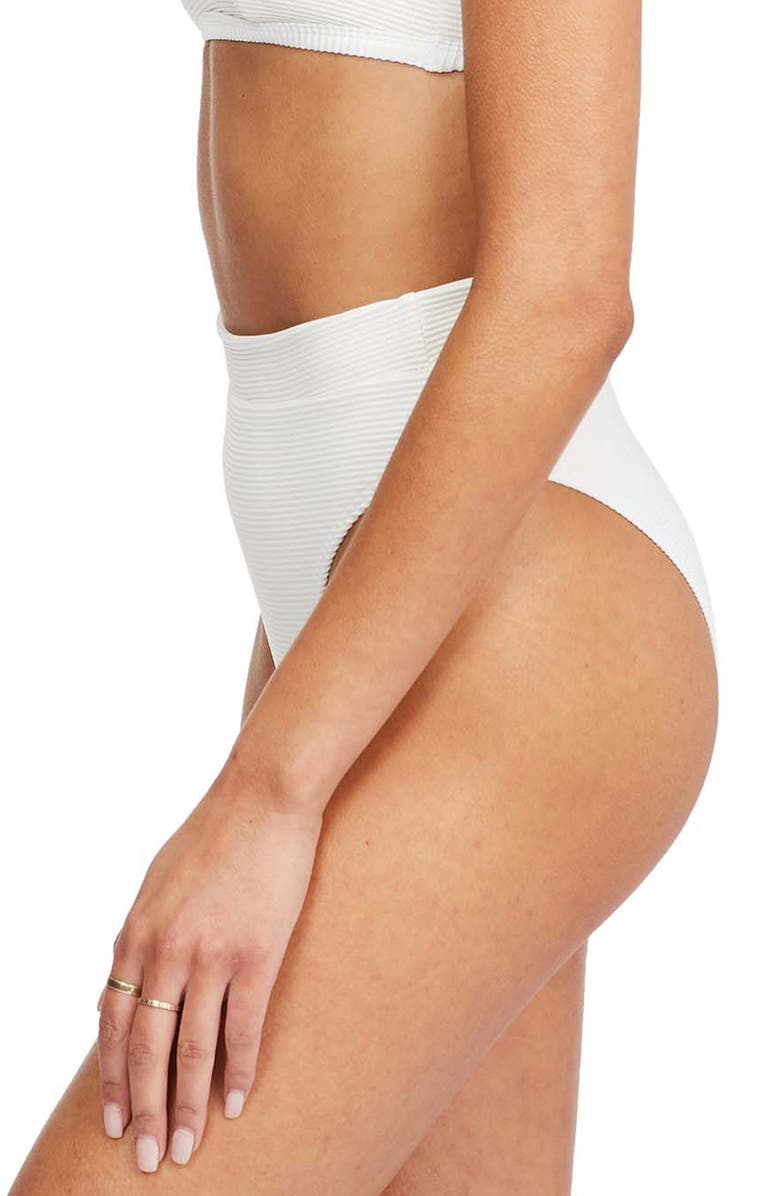 Billabong Sea Through Me Tan Lines High Waist Bikini Bottoms, Alternate, color, 