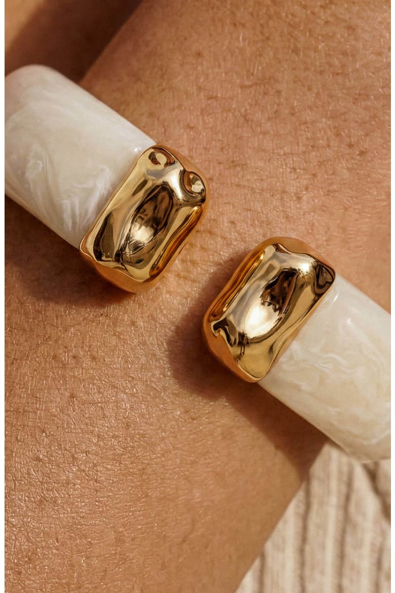 Carved Relic Cuff Bracelet, Alternate, color, BONE
