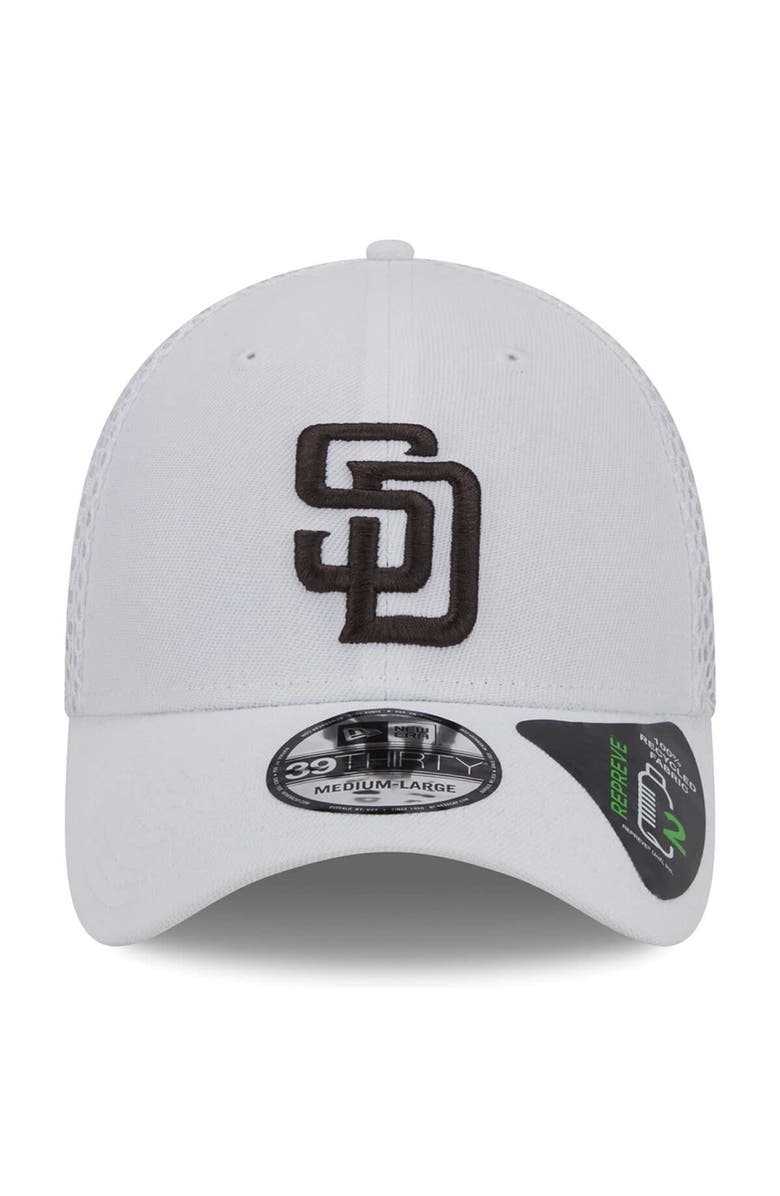 New Era Men's New Era White San Diego Padres REPREVE Neo 39THIRTY Flex Hat, Alternate, color,