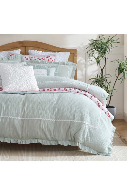 Peri Home Rene Ruffle Comforter & Shams Set In Green