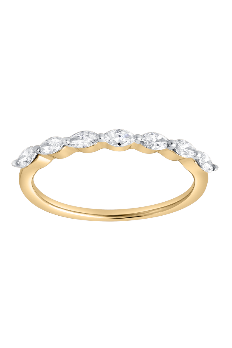 Serelyn 14K Gold 0.35 Ct Marquise Lab Grown Diamond Band Ring, Main, color, 14K Yellow Gold