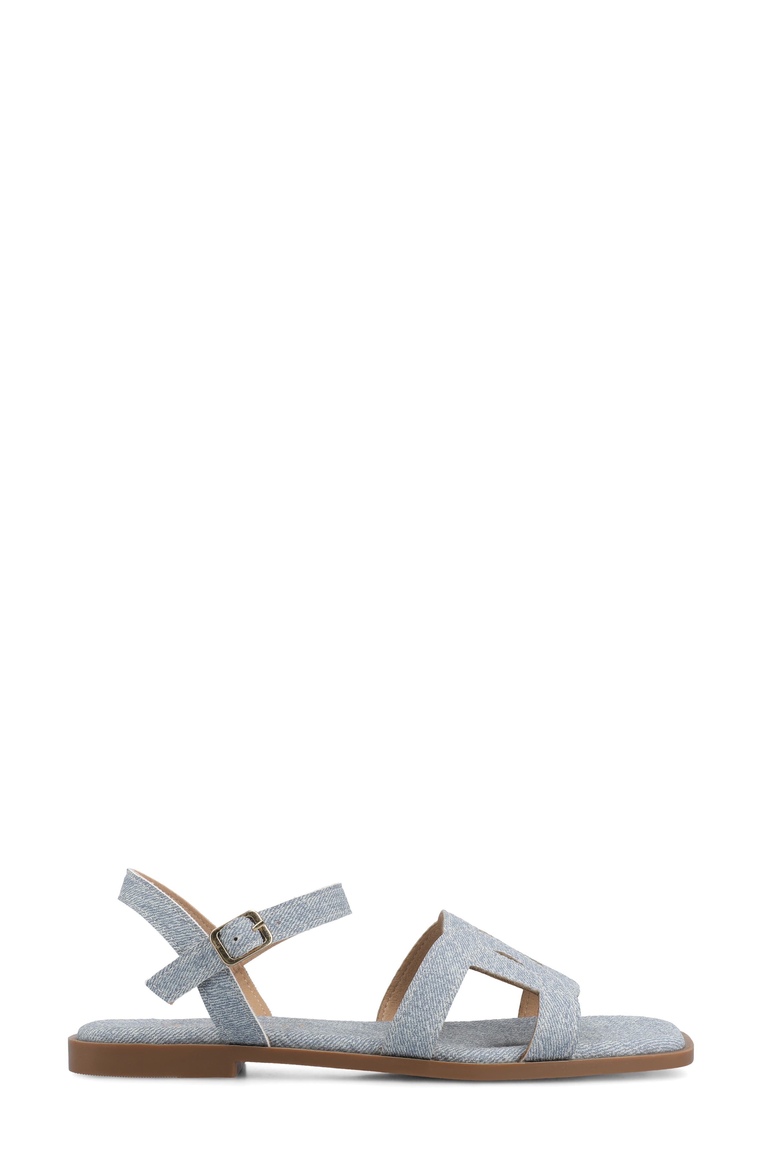 Bridey Sandal, Alternate, color, DENIM