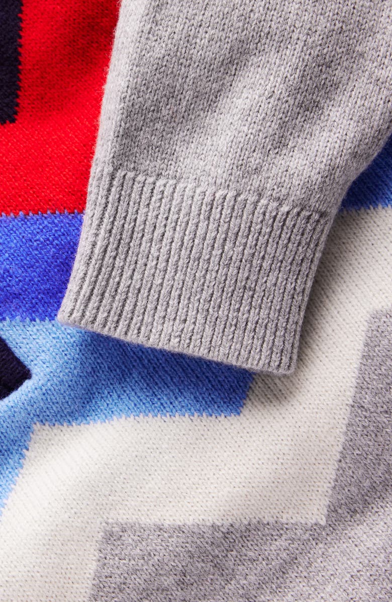 Mini Boden Kids' Heritage Half Zip Sweater, Alternate, color, 