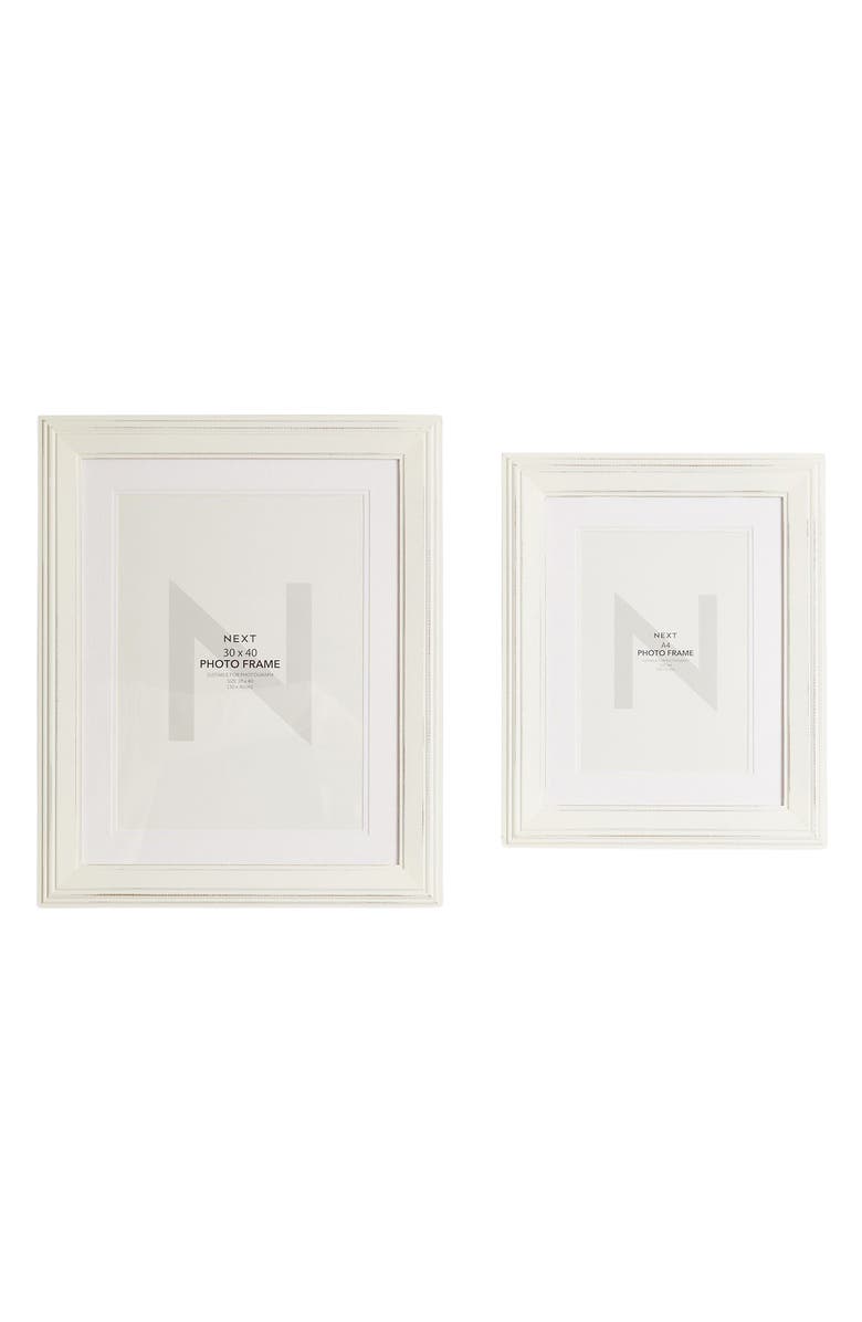 NEXT Wolton Picture Frame, Alternate, color, White