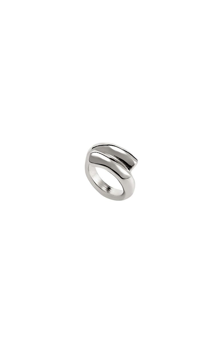 UNODE50 Closed Tube Ring, Alternate, color, Silver