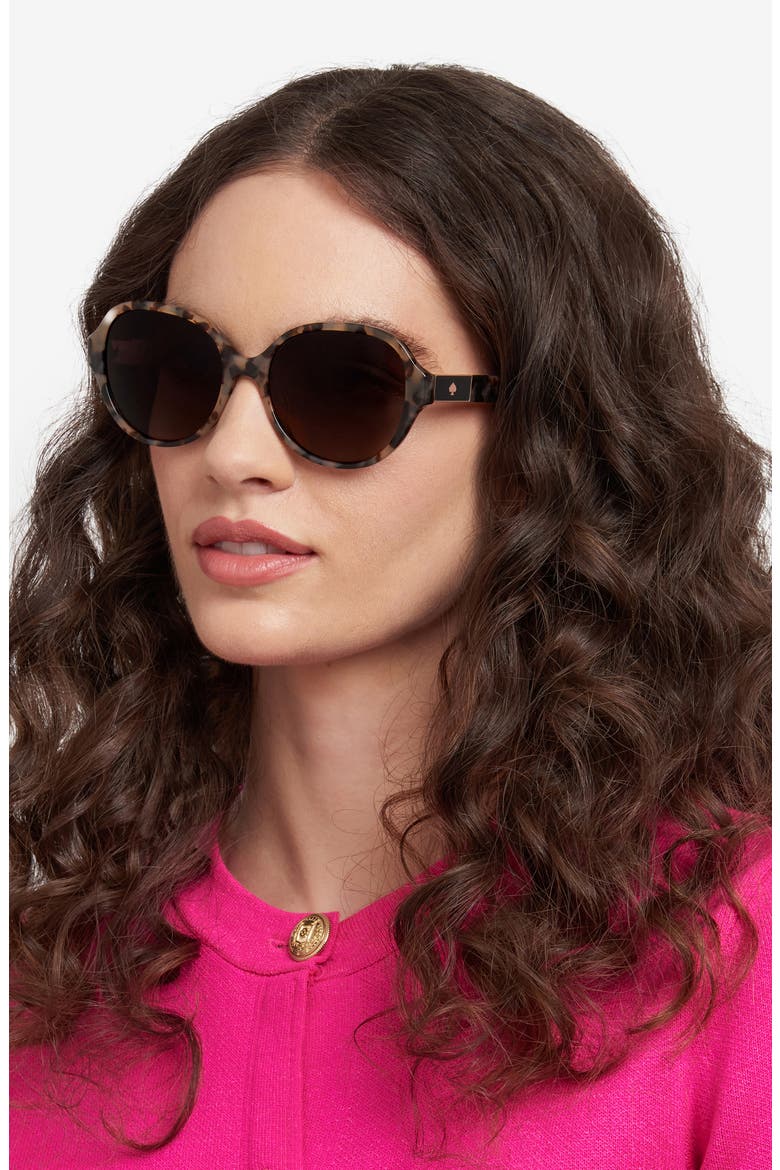 emalie 56mm gradient oval sunglasses, Alternate, color, 0086-HA