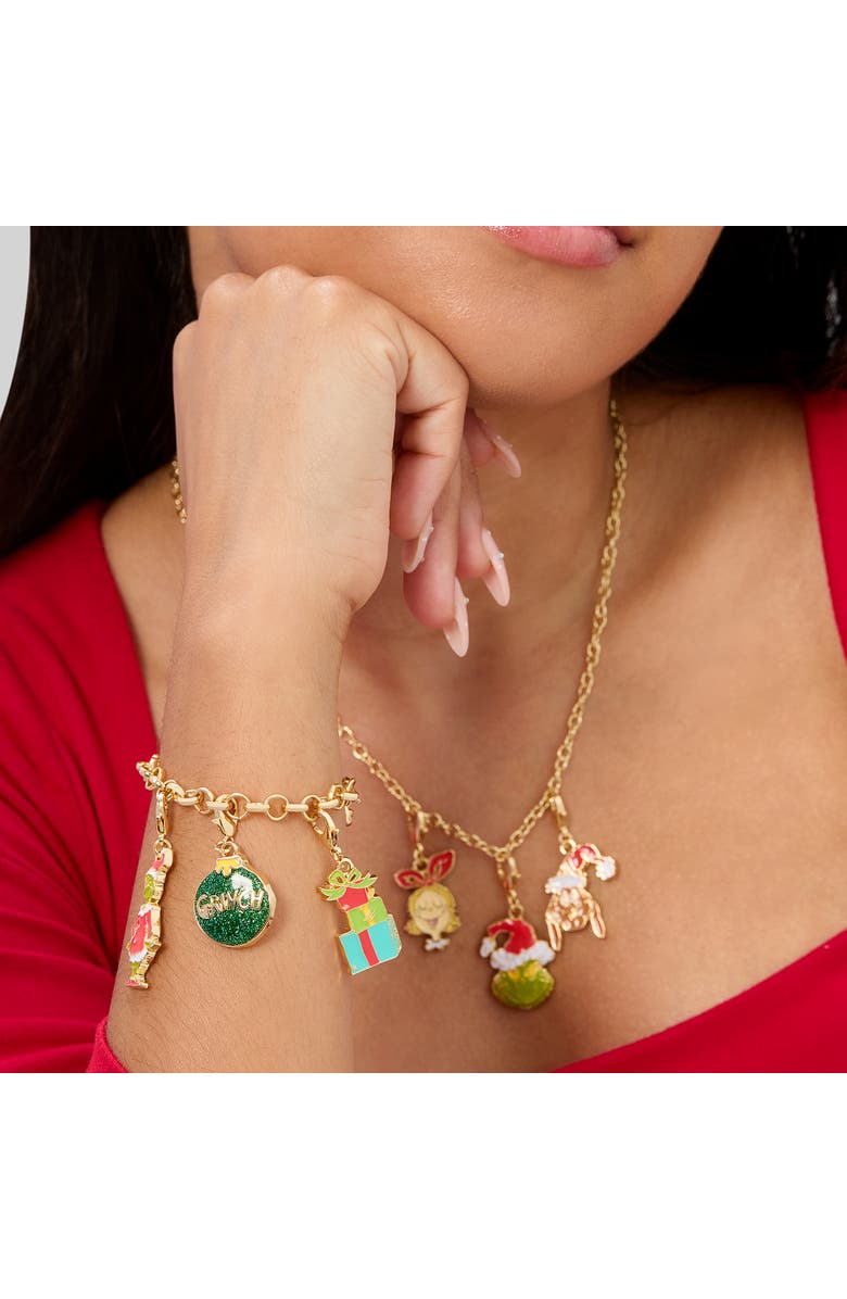 GRINCH Advent Calendar 12-Piece Jewelry Set with Earrings and Chains, Alternate, color, Muticolor