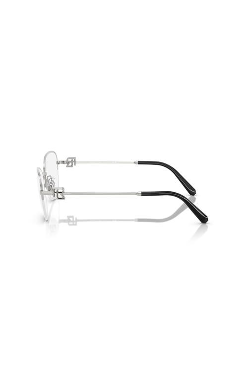 Ralph Lauren 54mm Butterfly Optical Glasses In Metallic