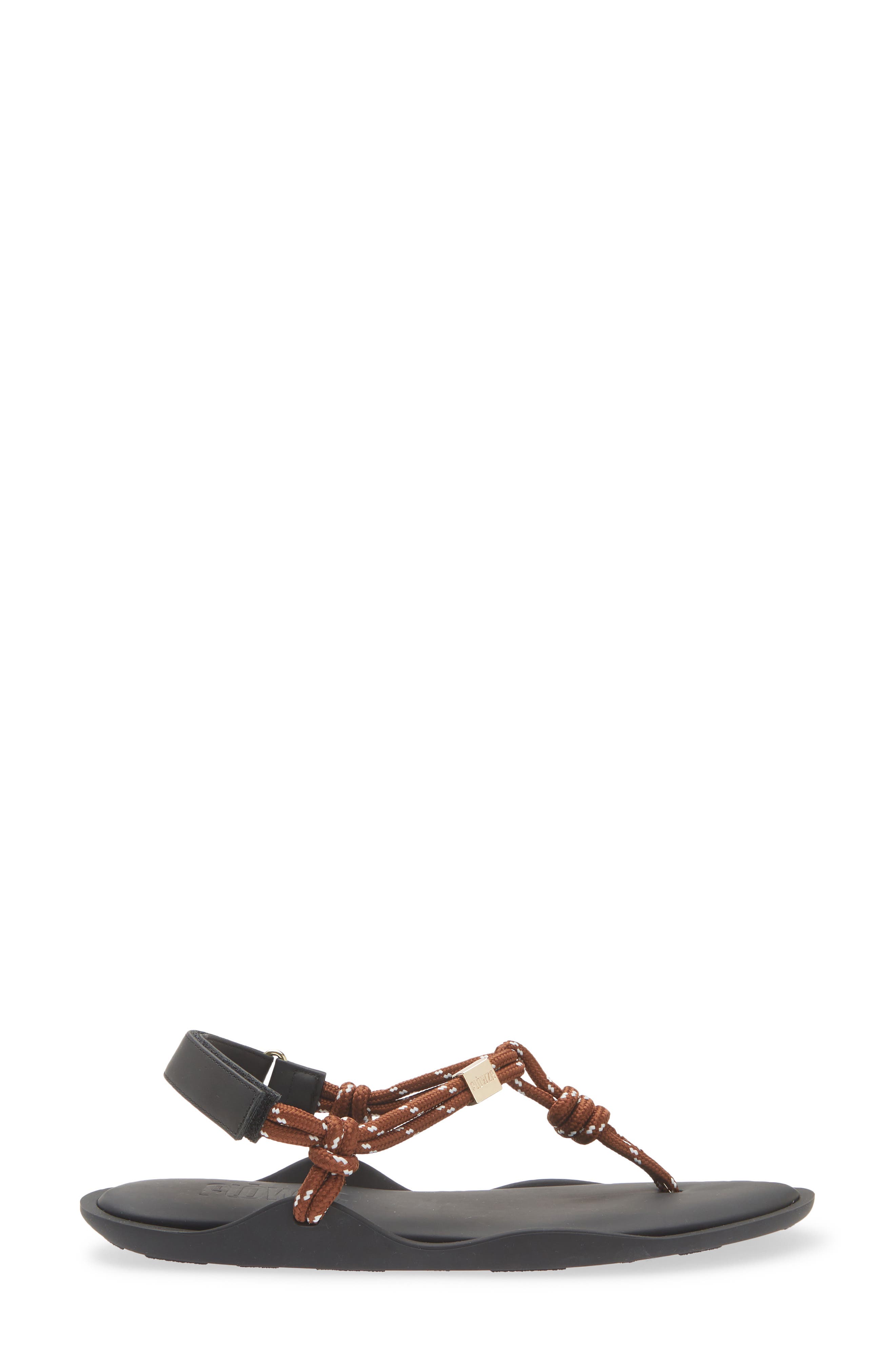 FLOWZE Cord Water Repellent Slingback Thong Sandal, Alternate, color, Brown