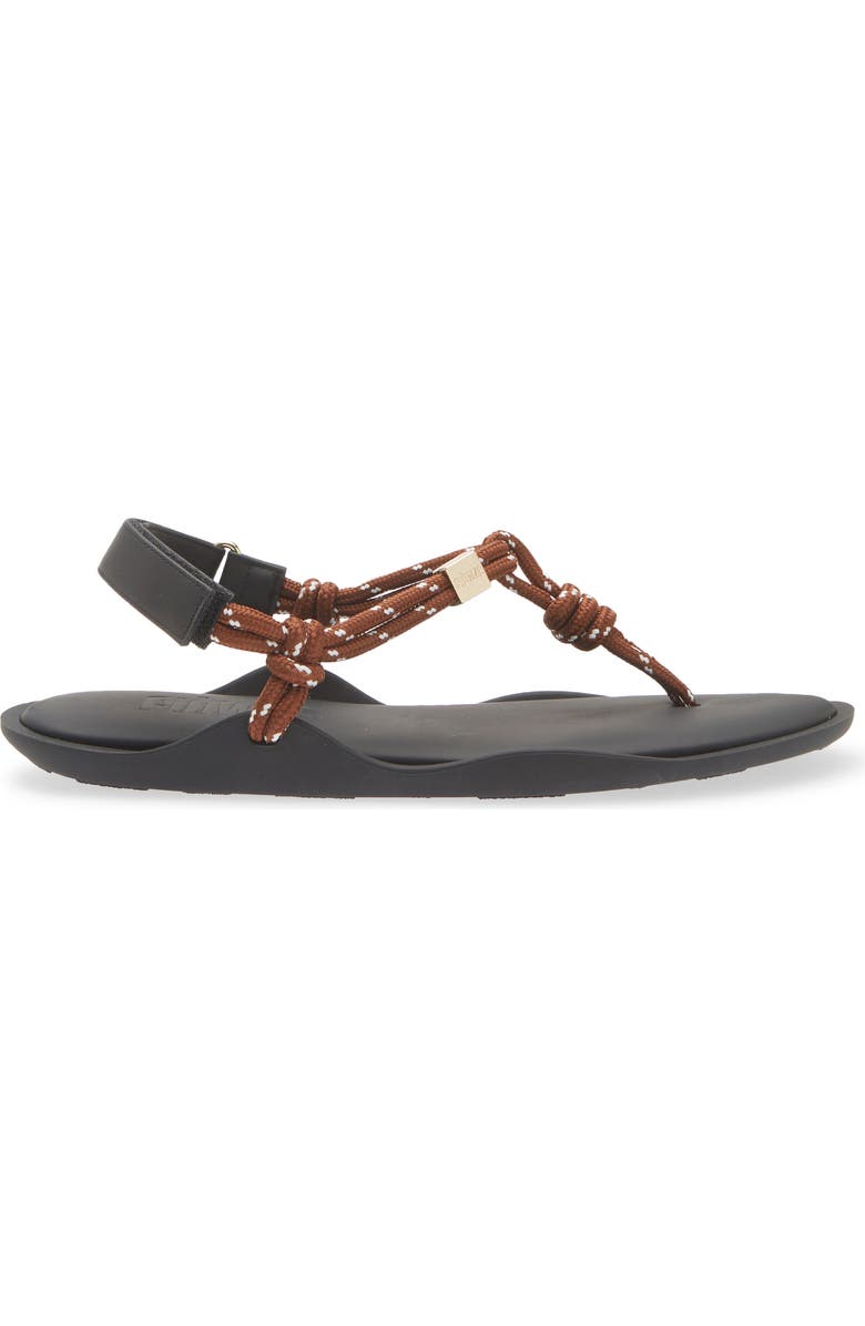 FLOWZE Cord Water Repellent Slingback Thong Sandal, Alternate, color, Brown