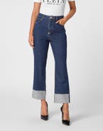 PHILIPP PLEIN Denim Trousers Loose Fit Monogram Women