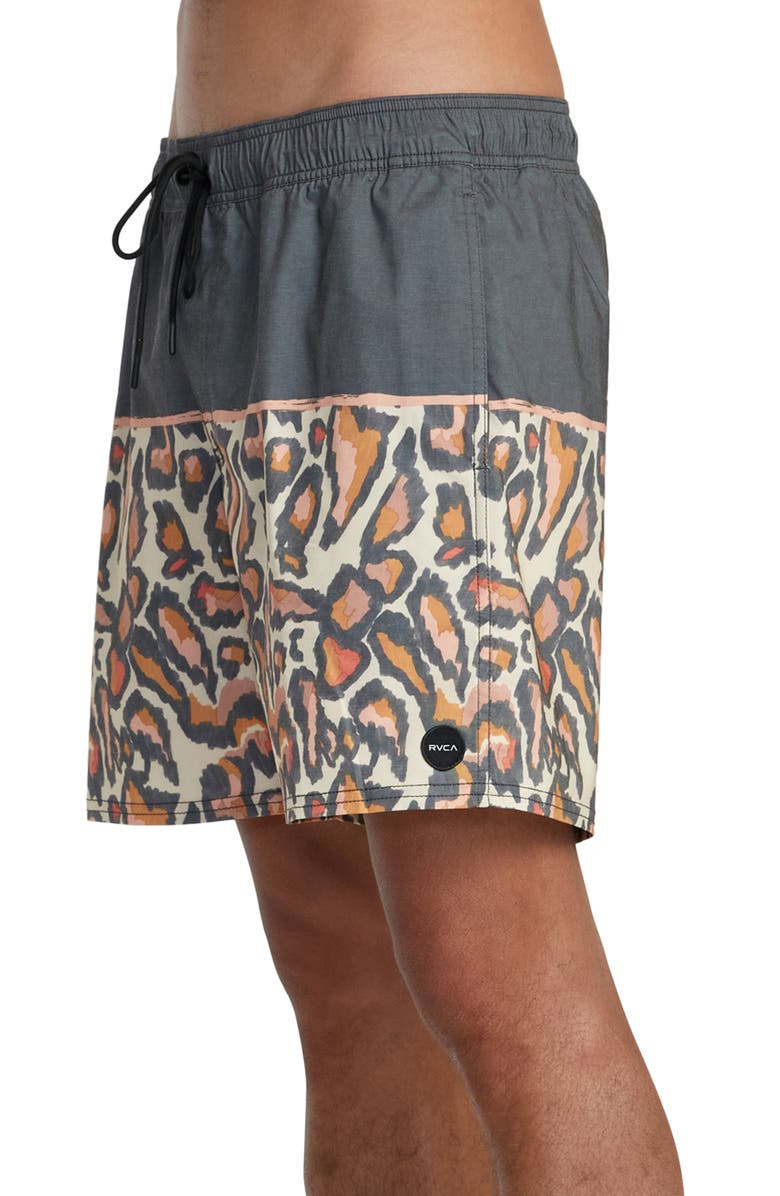 RVCA County Stripe Swim Shorts, Alternate, color, 