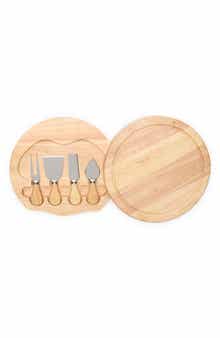 Camembert Cheese Board & 4-Piece Tool Set