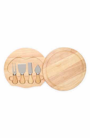 Camembert Cheese Board & 4-Piece Tool Set